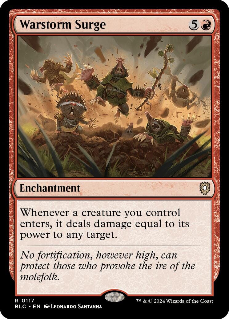 Warstorm Surge [Bloomburrow Commander] MTG Single Magic: The Gathering  | Multizone: Comics And Games