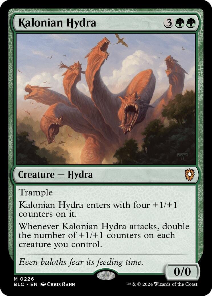 Kalonian Hydra [Bloomburrow Commander] MTG Single Magic: The Gathering  | Multizone: Comics And Games
