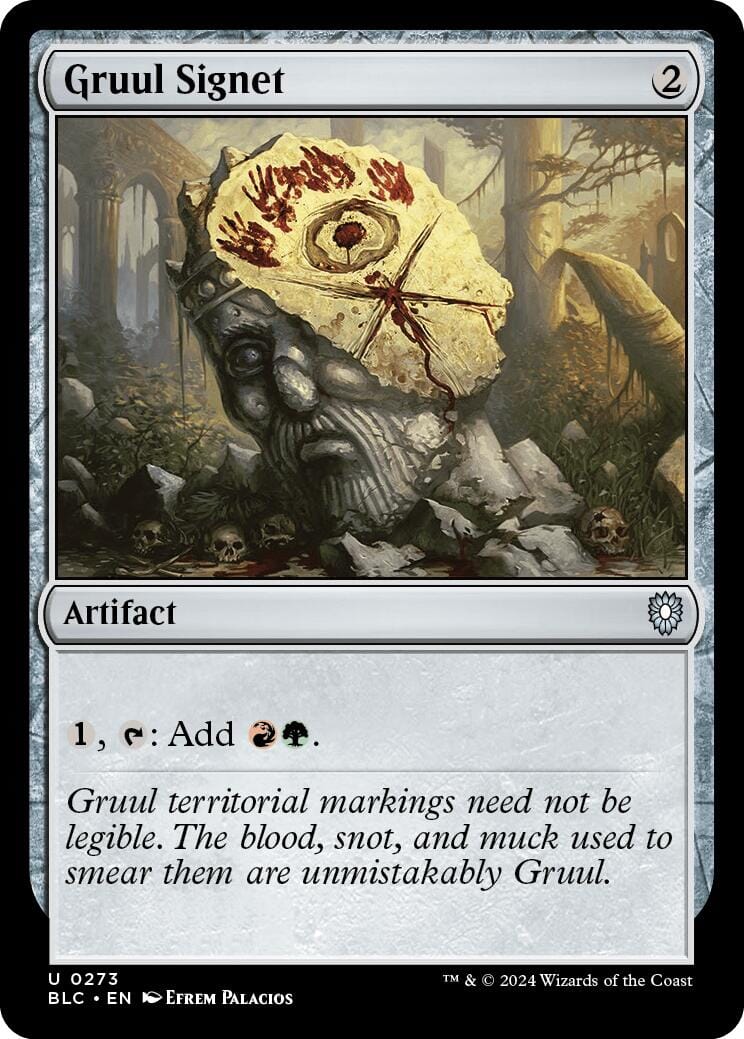 Gruul Signet [Bloomburrow Commander] MTG Single Magic: The Gathering  | Multizone: Comics And Games