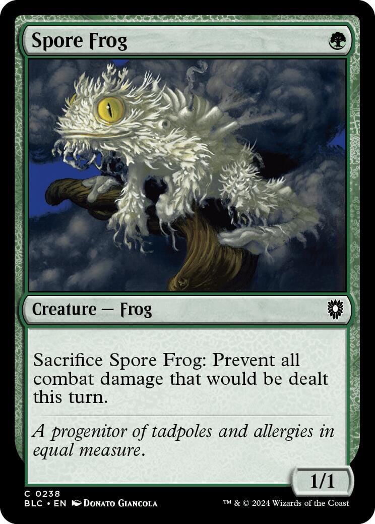 Spore Frog [Bloomburrow Commander] MTG Single Magic: The Gathering  | Multizone: Comics And Games