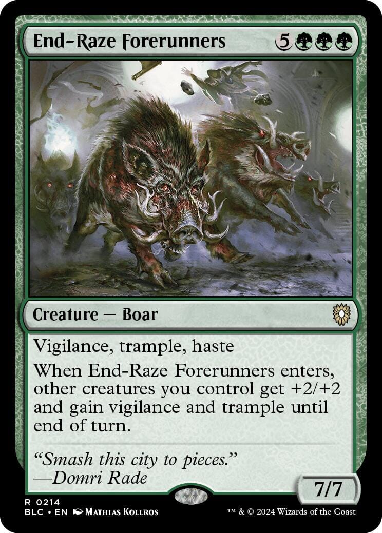 End-Raze Forerunners [Bloomburrow Commander] MTG Single Magic: The Gathering  | Multizone: Comics And Games
