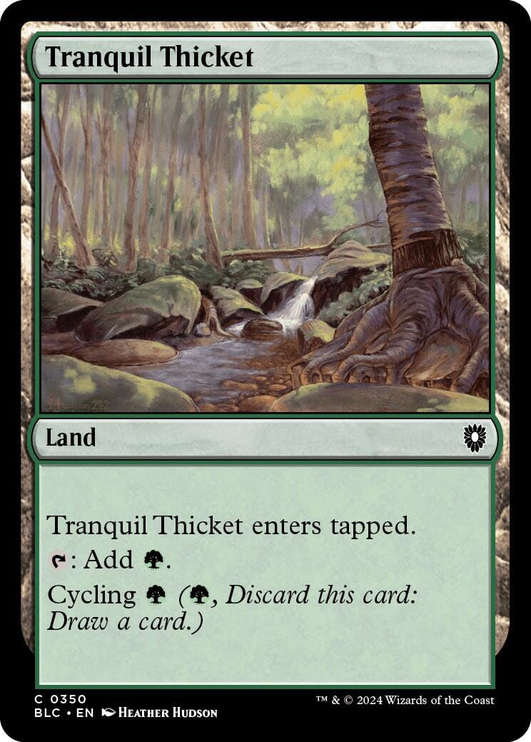 Tranquil Thicket [Bloomburrow Commander] MTG Single Magic: The Gathering  | Multizone: Comics And Games