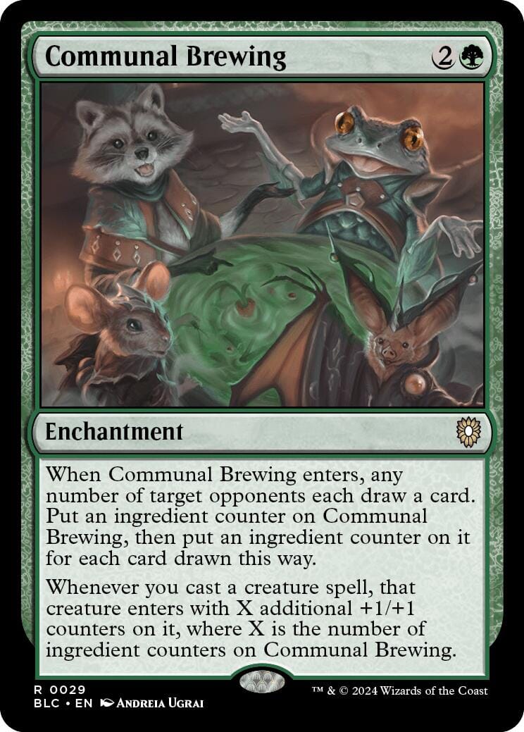 Communal Brewing [Bloomburrow Commander] MTG Single Magic: The Gathering  | Multizone: Comics And Games