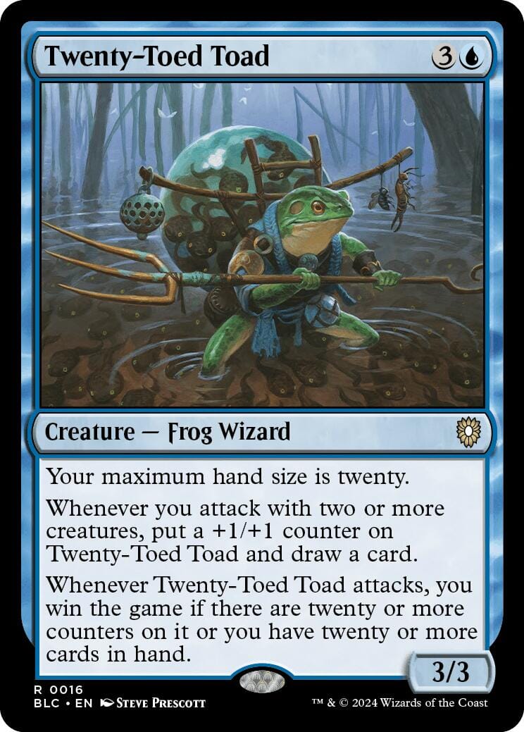 Twenty-Toed Toad [Bloomburrow Commander] MTG Single Magic: The Gathering  | Multizone: Comics And Games