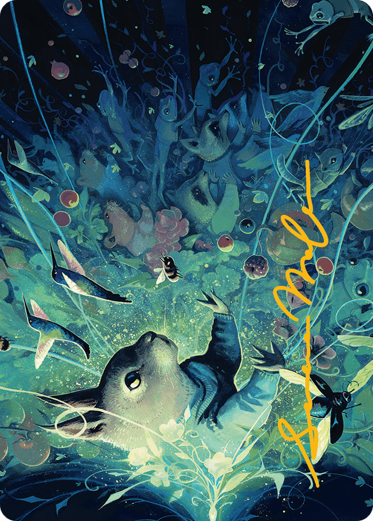 For the Common Good Art Card (22/54) (Gold-Stamped Signature) [Bloomburrow Art Series] MTG Single Magic: The Gathering  | Multizone: Comics And Games