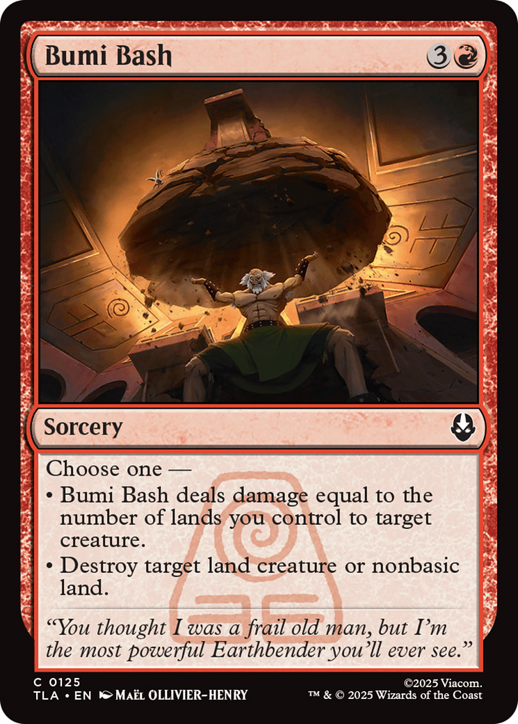 Bumi Bash [Avatar: The Last Airbender] MTG Single Magic: The Gathering  | Multizone: Comics And Games