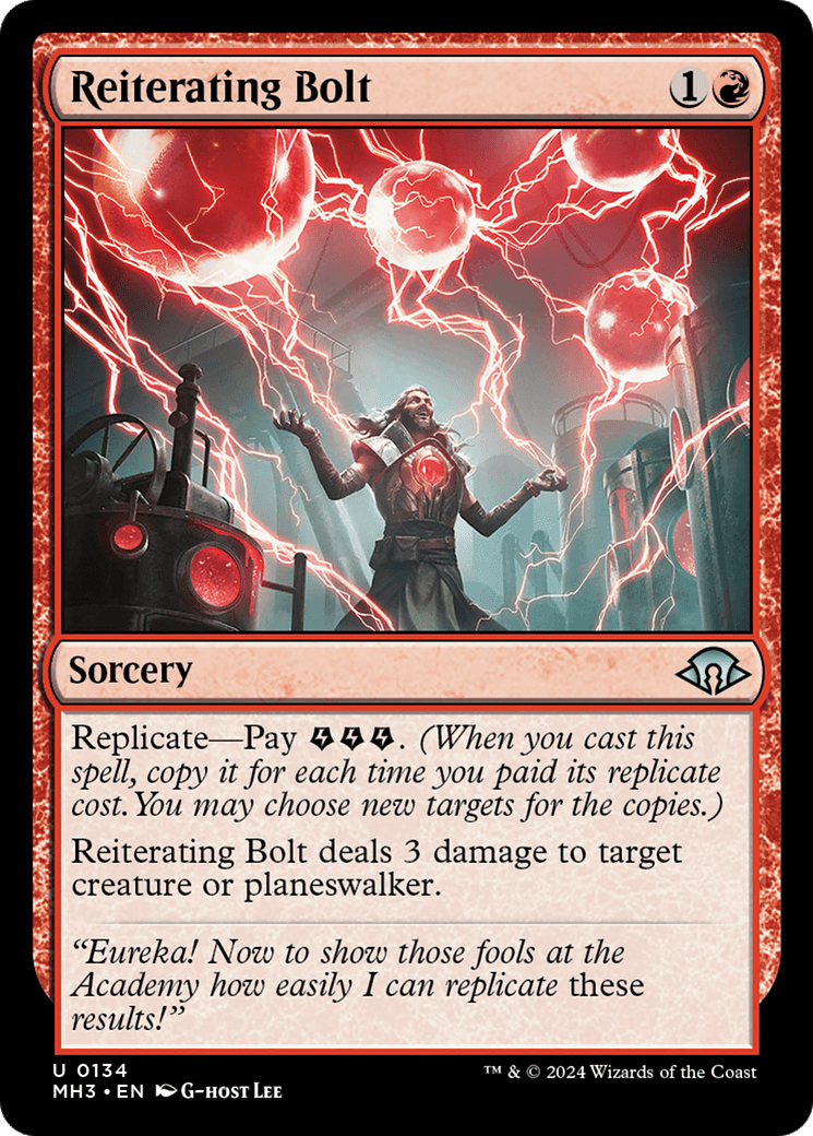 Reiterating Bolt [Modern Horizons 3] MTG Single Magic: The Gathering  | Multizone: Comics And Games