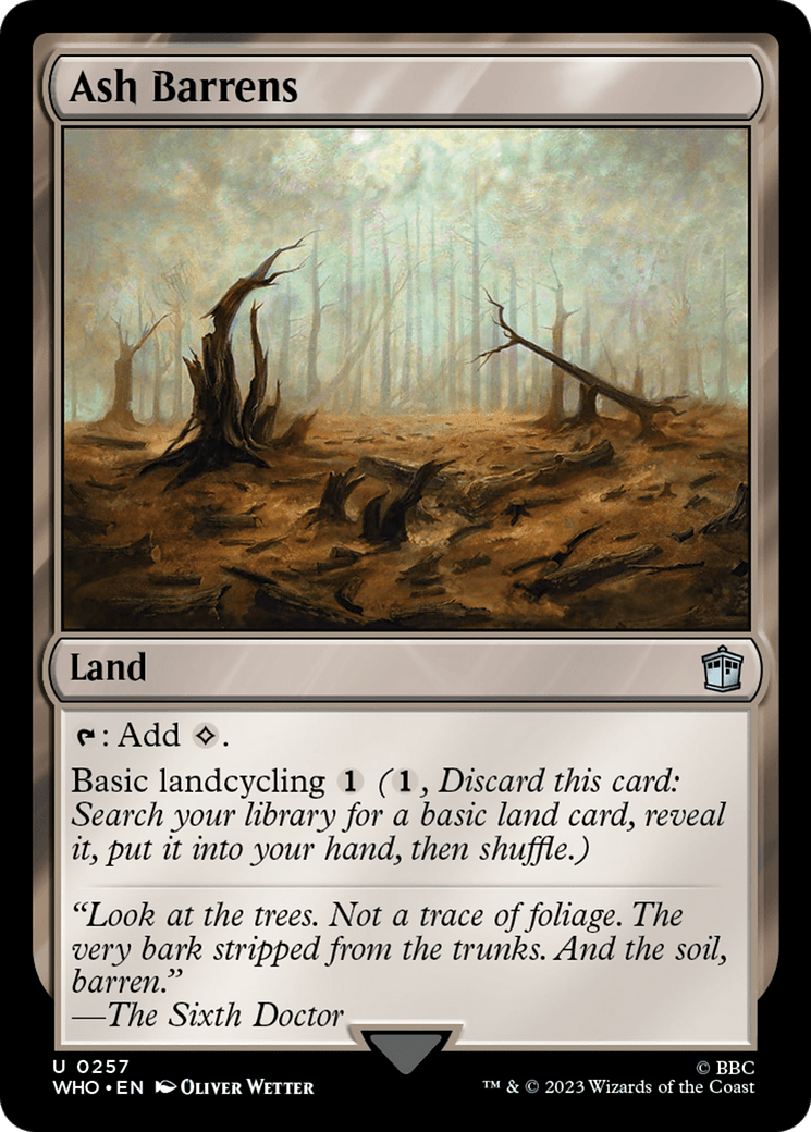 Ash Barrens [Doctor Who] MTG Single Magic: The Gathering  | Multizone: Comics And Games
