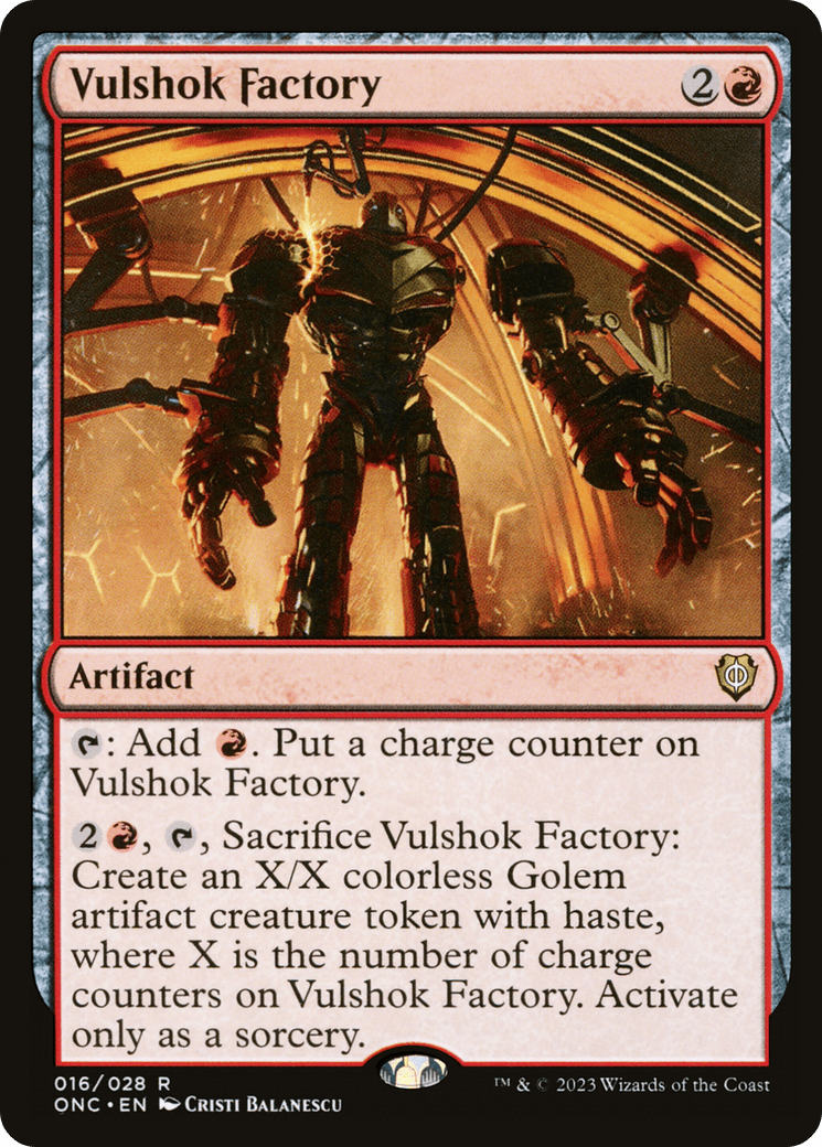 Vulshok Factory [Phyrexia: All Will Be One Commander] MTG Single Magic: The Gathering  | Multizone: Comics And Games