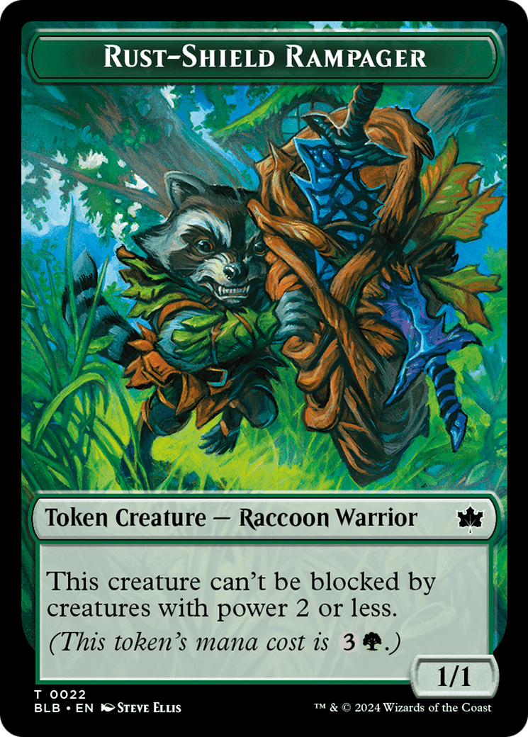 Rust-Shield Rampager Token [Bloomburrow Tokens] MTG Single Magic: The Gathering  | Multizone: Comics And Games