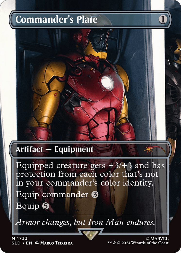 Commander's Plate (1733) (Rainbow Foil) [Secret Lair Drop Series] MTG Single Magic: The Gathering  | Multizone: Comics And Games