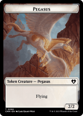 Copy (54) // Pegasus Double-Sided Token [Commander Masters Tokens] MTG Single Magic: The Gathering  | Multizone: Comics And Games