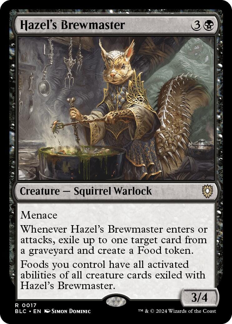 Hazel's Brewmaster [Bloomburrow Commander] MTG Single Magic: The Gathering  | Multizone: Comics And Games