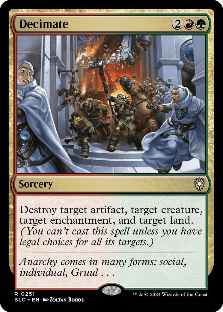 Decimate [Bloomburrow Commander] MTG Single Magic: The Gathering  | Multizone: Comics And Games