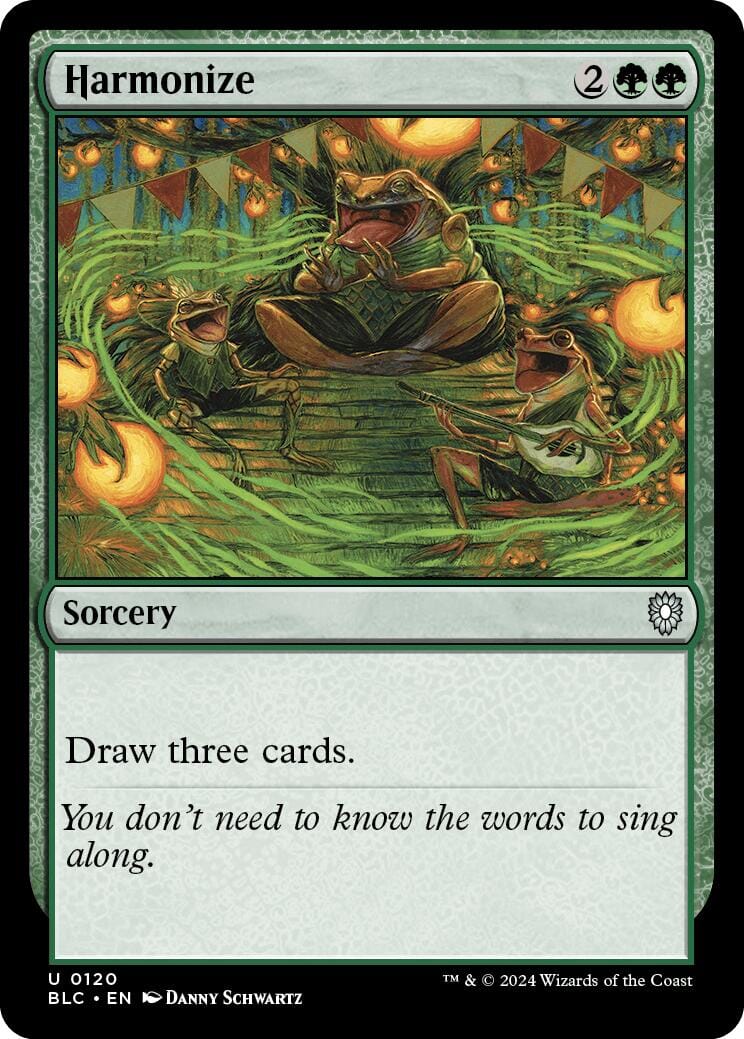 Harmonize [Bloomburrow Commander] MTG Single Magic: The Gathering  | Multizone: Comics And Games
