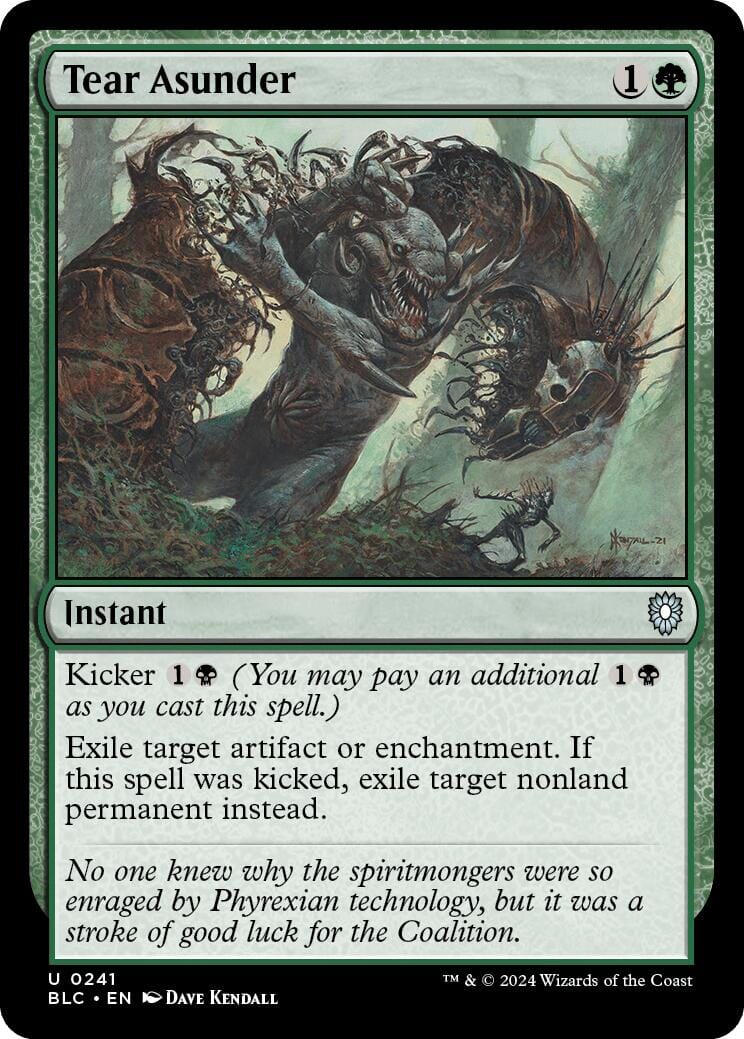 Tear Asunder [Bloomburrow Commander] MTG Single Magic: The Gathering  | Multizone: Comics And Games