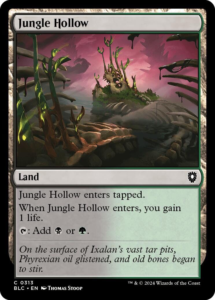 Jungle Hollow [Bloomburrow Commander] MTG Single Magic: The Gathering  | Multizone: Comics And Games