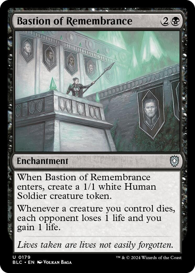 Bastion of Remembrance [Bloomburrow Commander] MTG Single Magic: The Gathering  | Multizone: Comics And Games