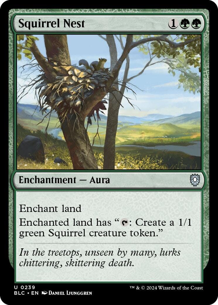 Squirrel Nest [Bloomburrow Commander] MTG Single Magic: The Gathering  | Multizone: Comics And Games