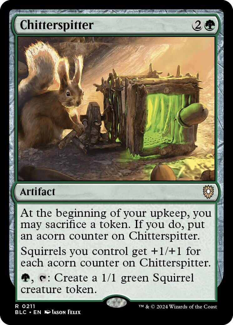 Chitterspitter [Bloomburrow Commander] MTG Single Magic: The Gathering  | Multizone: Comics And Games