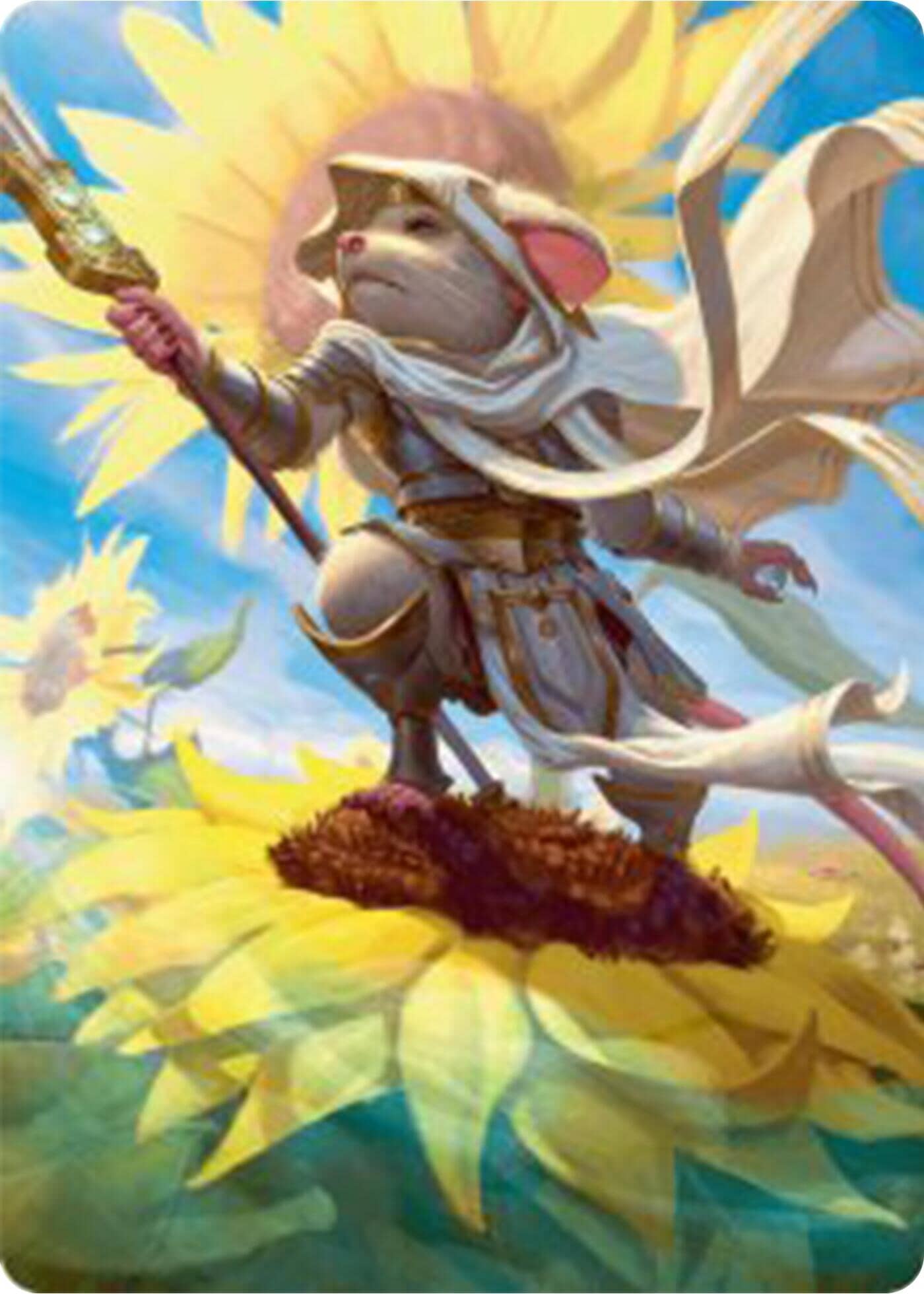 Elspeth, Sun's Champion Art Card [Bloomburrow Art Series] MTG Single Magic: The Gathering  | Multizone: Comics And Games