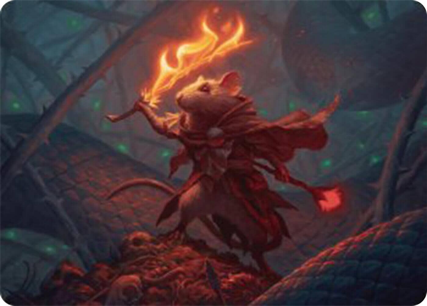 Emberheart Challenger Art Card [Bloomburrow Art Series] MTG Single Magic: The Gathering  | Multizone: Comics And Games