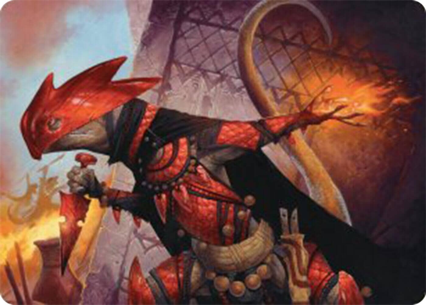 Cindering Cutthroat Art Card [Bloomburrow Art Series] MTG Single Magic: The Gathering  | Multizone: Comics And Games