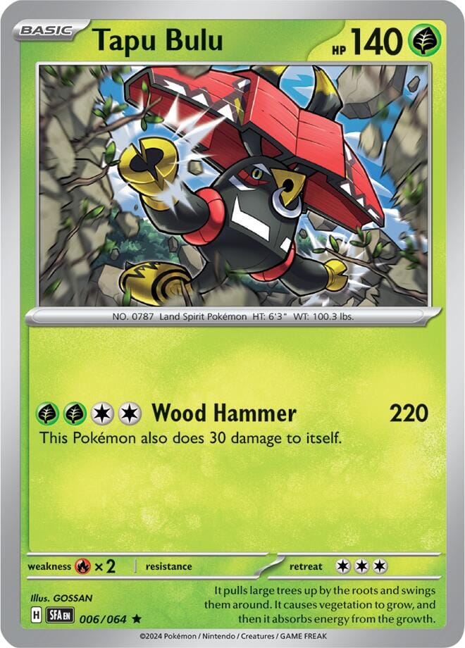 Tapu Bulu (006/064) [Scarlet & Violet: Shrouded Fable] Pokemon Single Pokémon  | Multizone: Comics And Games