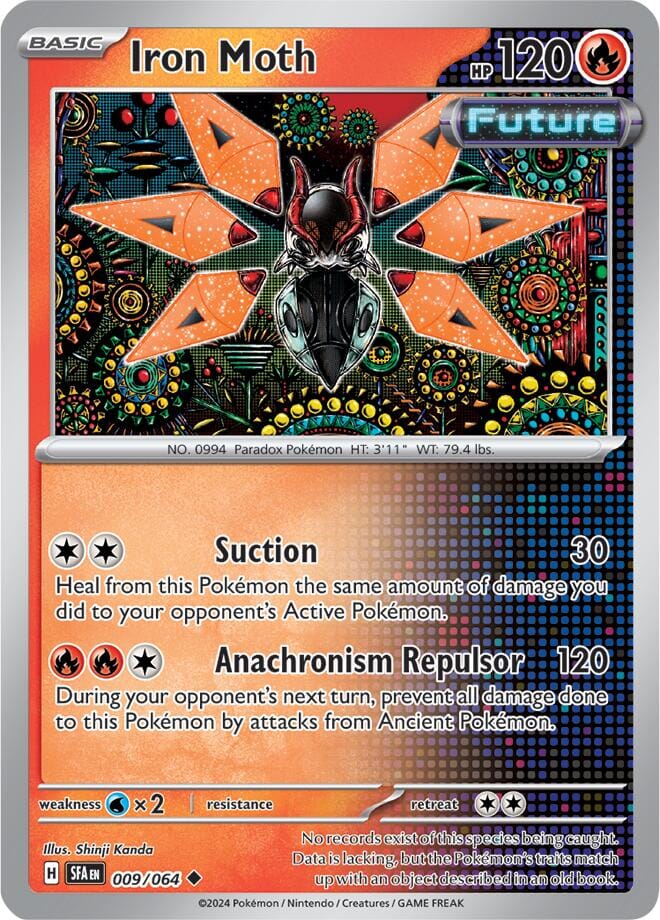 Iron Moth (009/064) [Scarlet & Violet: Shrouded Fable] Pokemon Single Pokémon  | Multizone: Comics And Games