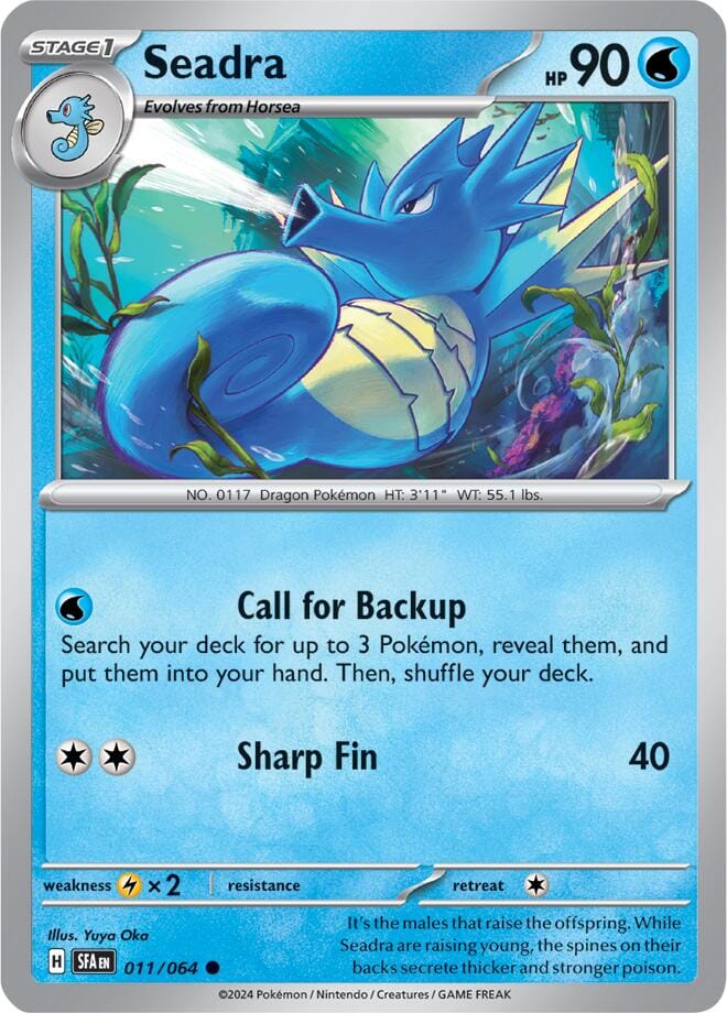 Seadra (011/064) [Scarlet & Violet: Shrouded Fable] Pokemon Single Pokémon  | Multizone: Comics And Games
