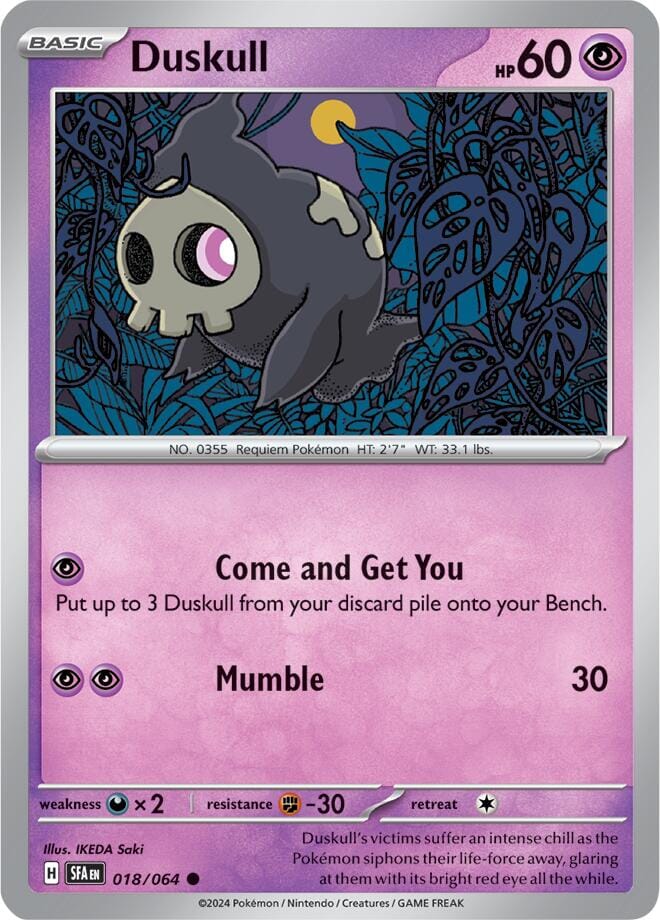 Duskull (018/064) [Scarlet & Violet: Shrouded Fable] Pokemon Single Pokémon  | Multizone: Comics And Games