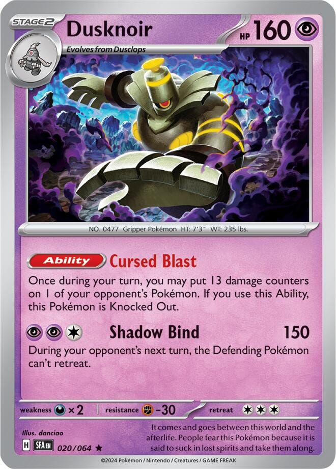 Dusknoir (020/064) [Scarlet & Violet: Shrouded Fable] Pokemon Single Pokémon  | Multizone: Comics And Games
