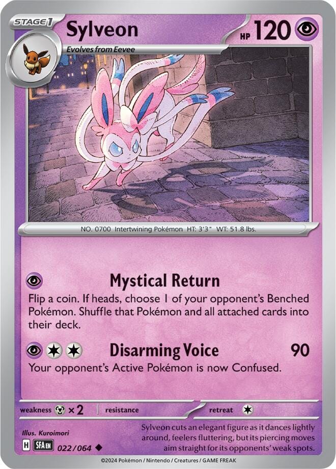 Sylveon (022/064) [Scarlet & Violet: Shrouded Fable] Pokemon Single Pokémon  | Multizone: Comics And Games