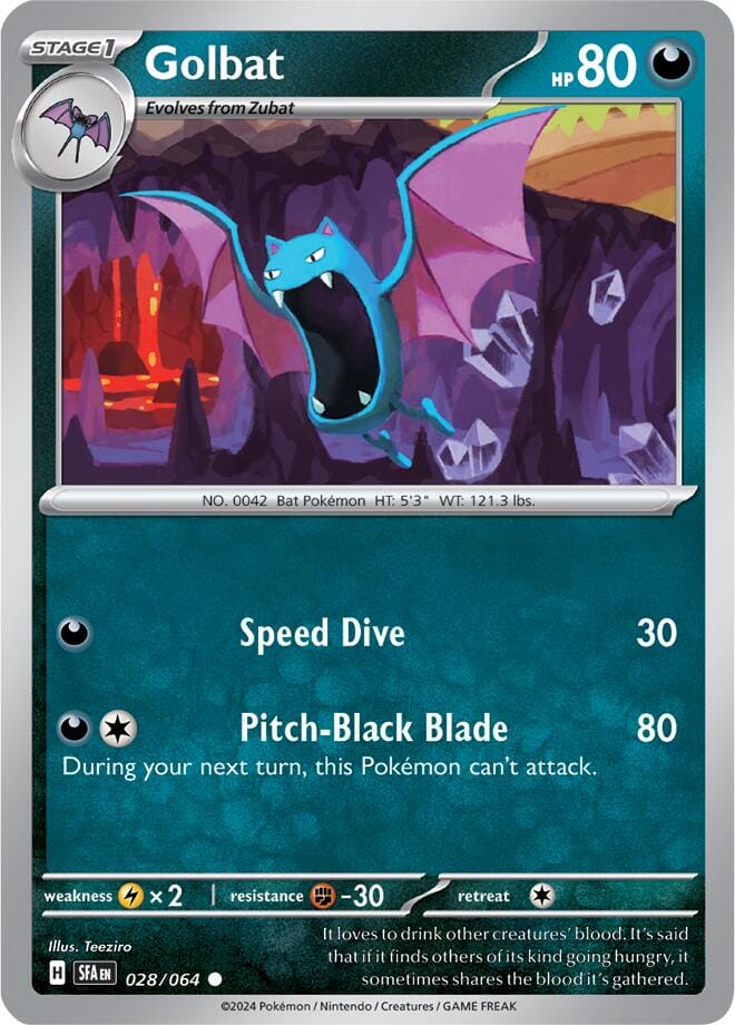 Golbat (028/064) [Scarlet & Violet: Shrouded Fable] Pokemon Single Pokémon  | Multizone: Comics And Games