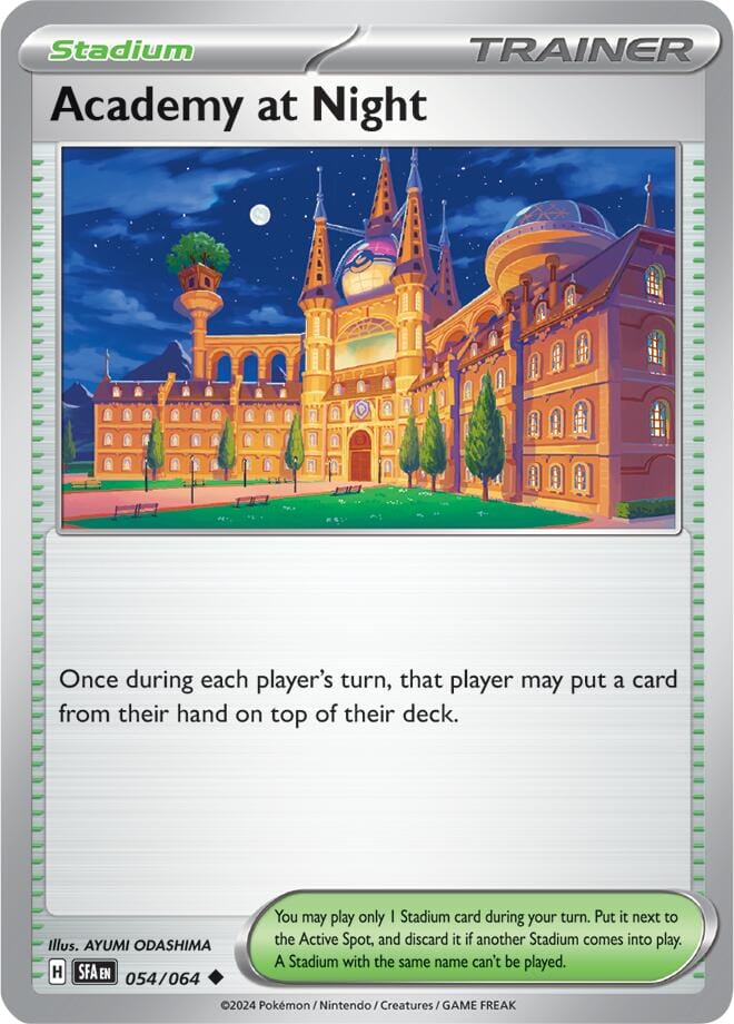 Academy at Night (054/064) [Scarlet & Violet: Shrouded Fable] Pokemon Single Pokémon  | Multizone: Comics And Games