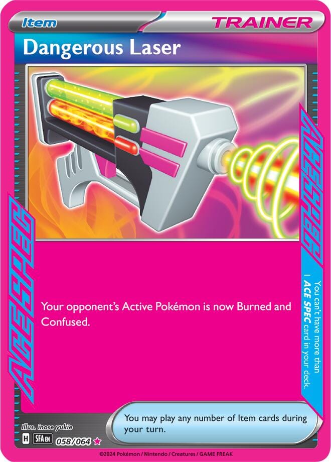 Dangerous Laser (058/064) [Scarlet & Violet: Shrouded Fable] Pokemon Single Pokémon  | Multizone: Comics And Games