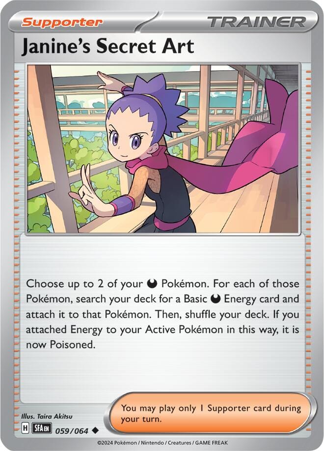 Janine's Secret Art (059/064) [Scarlet & Violet: Shrouded Fable] Pokemon Single Pokémon  | Multizone: Comics And Games