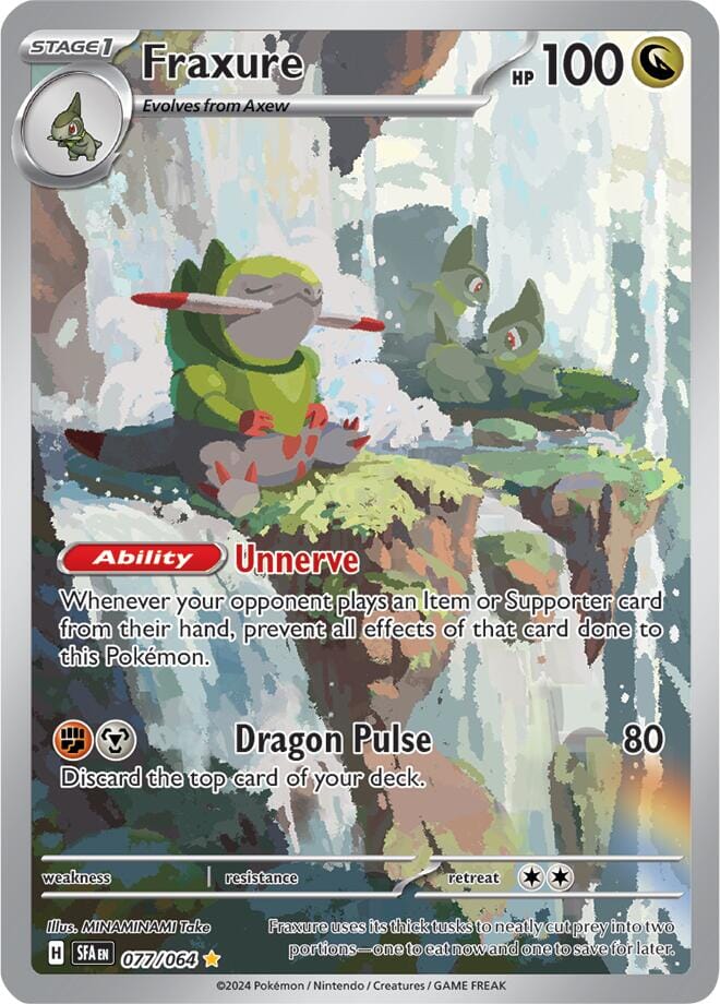 Fraxure (077/064) [Scarlet & Violet: Shrouded Fable] Pokemon Single Pokémon  | Multizone: Comics And Games