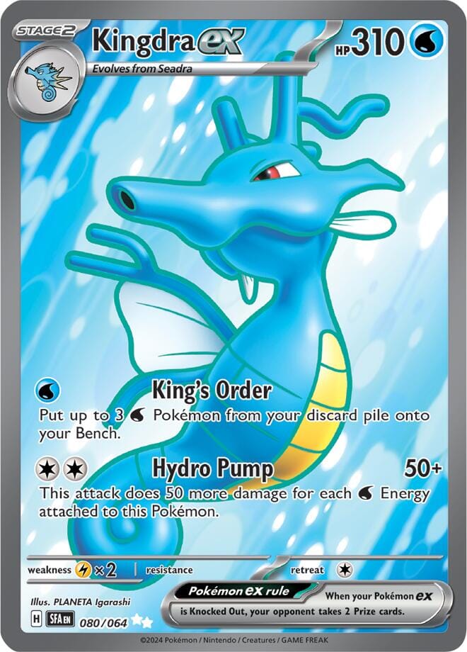 Kingdra ex (080/064) [Scarlet & Violet: Shrouded Fable] Pokemon Single Pokémon  | Multizone: Comics And Games