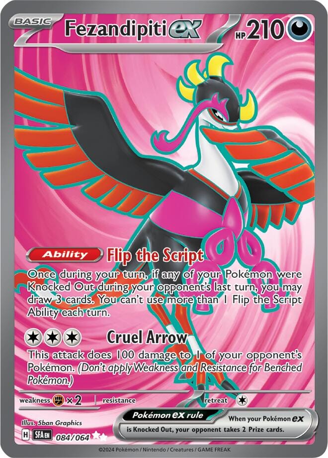 Fezandipiti ex (084/064) [Scarlet & Violet: Shrouded Fable] Pokemon Single Pokémon  | Multizone: Comics And Games