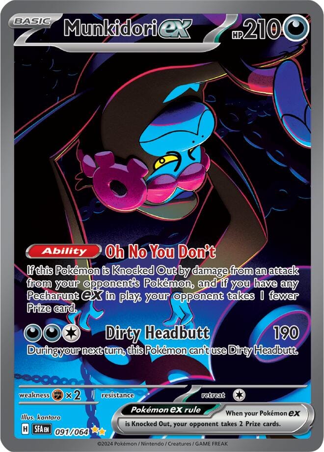 Munkidori ex (091/064) [Scarlet & Violet: Shrouded Fable] Pokemon Single Pokémon  | Multizone: Comics And Games