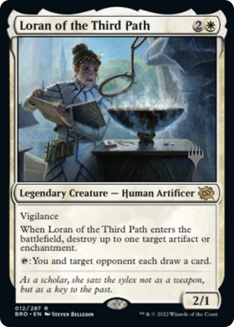 Loran of the Third Path (Promo Pack) [The Brothers' War Promos] MTG Single Magic: The Gathering  | Multizone: Comics And Games