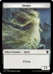 Spirit // Faerie Double-Sided Token [Bloomburrow Commander Tokens] MTG Single Magic: The Gathering  | Multizone: Comics And Games