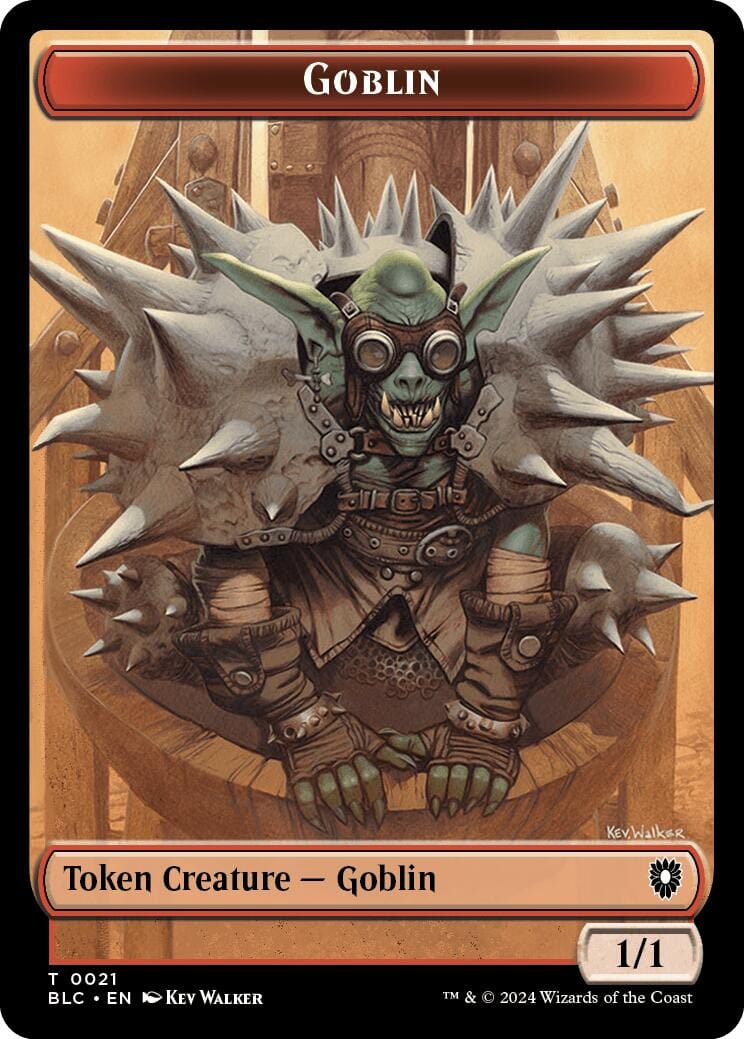 Goblin // Thopter Double-Sided Token [Bloomburrow Commander Tokens] MTG Single Magic: The Gathering  | Multizone: Comics And Games