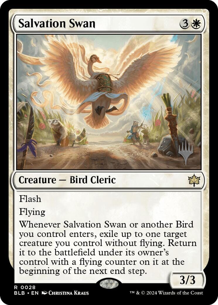 Salvation Swan (Promo Pack) [Bloomburrow Promos] MTG Single Magic: The Gathering  | Multizone: Comics And Games