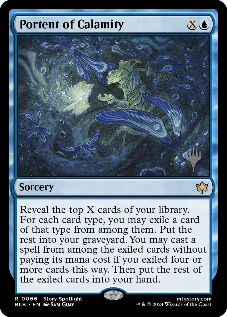 Portent of Calamity (Promo Pack) [Bloomburrow Promos] MTG Single Magic: The Gathering  | Multizone: Comics And Games
