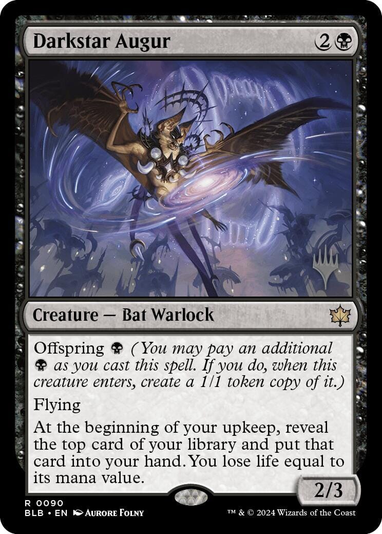 Darkstar Augur (Promo Pack) [Bloomburrow Promos] MTG Single Magic: The Gathering  | Multizone: Comics And Games