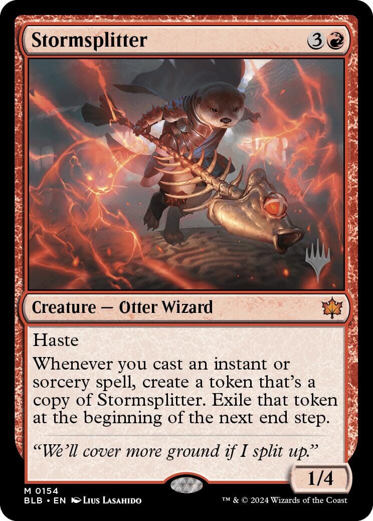 Stormsplitter (Promo Pack) [Bloomburrow Promos] MTG Single Magic: The Gathering  | Multizone: Comics And Games