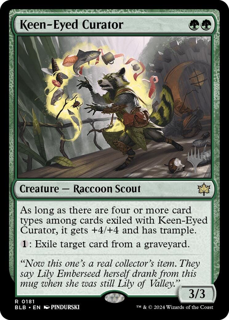Keen-Eyed Curator (Promo Pack) [Bloomburrow Promos] MTG Single Magic: The Gathering  | Multizone: Comics And Games