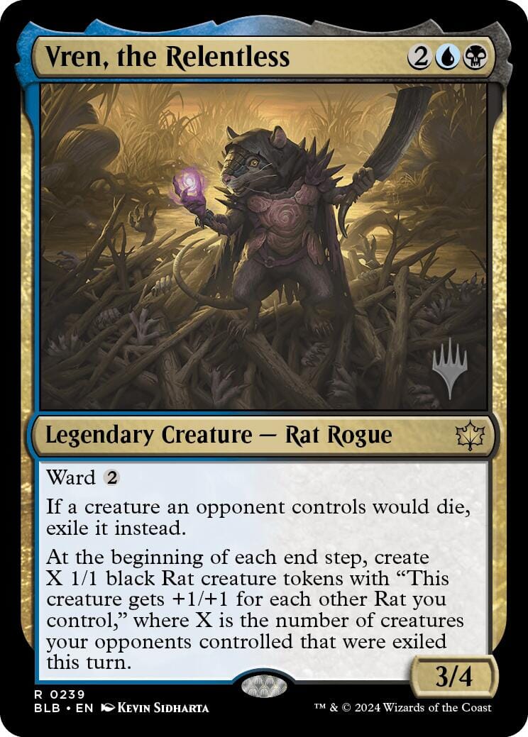 Vren, the Relentless (Promo Pack) [Bloomburrow Promos] MTG Single Magic: The Gathering  | Multizone: Comics And Games